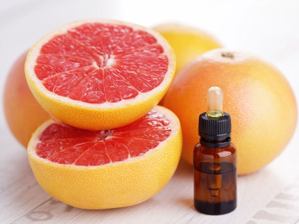 Grapefruitový olej na omladenie, bielenie a dezinfekciu pokožky tváre